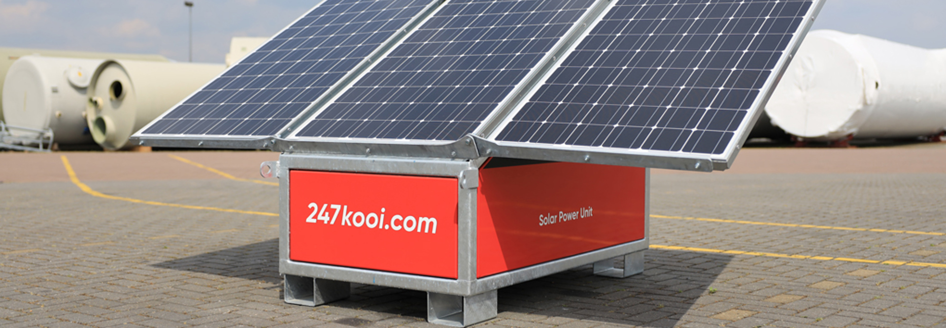 Solar Power Box With Camera Surveillance Kooi